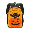 Mochila Ligera de Gran Capacidad Estampada Serie Halloween Transfronteriza 2026 para Estudiantes de Primaria y Secundaria, Bolsa de Viaje