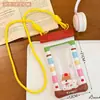 Bolsa Impermeável Original de Desenho Animado Tengyi para Natação e Rafting de Verão, Bolsa de Armazenamento e Proteção para Celular, Capa Flutuante com Airbag e Tela Sensível ao Toque