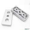 Perfil de Aluminio 4080 Placa de Conexión de Cara Final Bloque de Conexión Accesorios para Perfil de Aluminio 4080 Rueda de Caster Pie de Apoyo Ajustable Placa Base