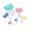 Clips de Colores con Cola Larga 32mm Clips Metálicos para Documentos, Exámenes, Libros, Materiales, Papelería de Oficina 51mm Pinzas de Carpeta Grandes