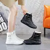 Venta Caliente 2026 Nuevas Botas Martin de Invierno para Mujer Moda Versátil Zapatos de Algodón con Felpa Engrosada Cálidas Botas de Nieve 6022