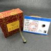 Pingente de Jade Negro Hetian com Ouro Maciço Incrustado Colar de Corrente para Clavícula com Contas de Transferência de Jade Hetian para Mulheres