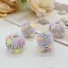 Cadena de Diamantes Flor de Rosa de Doble Capa de Alta Resistencia Transfronteriza Cuentas Sueltas Cuentas para Joyería DIY Cadena de Teléfono Llavero Cuentas Accesorios para Bolígrafos