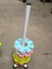 Carrinho de Armazenamento de Bolas Creche Suporte de Armazenamento para Palitos de Esponja Carrinho de Armazenamento para Colchonetes de Ginástica Infantil com Rodízios Móvel