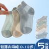 Calcetines para Niños Verano Malla Delgada Letra Malla Calcetines Cortos Estudiante Deportes Transpirables Absorbentes de Sudor Desodorantes Calcetines de Moda para Niños