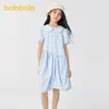 Ropa Infantil Balabala Vestido para Niña 2025 Nuevo Vestido de Verano Textura de Burbuja Vestido de Princesa