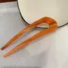 Pinza para el Cabello en Forma de U de Ácido Acético Pinza para el Cabello de PVC 2025 Versátil de Gama Alta Borla Clásica Accesorios de Yiwu Peinado de Moño Baidu