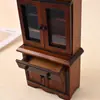 1:12 Casa de Muñecas Casa de Muñecas Mini Pequeña Casa Muebles en Miniatura Comida y Escena de Juego Adornos Librero Vertical