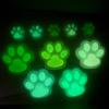 Accesorios de resina, dibujos animados luminosos, linda garra de gato, bricolaje, crema, pegamento, parche para carcasa de teléfono móvil, accesorios para el cabello, parche para refrigerador, accesorios