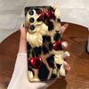 Capa de Celular da Série Popular Estampa de Leopardo com Flores da Amazon Adequada para Samsung S23 Película com Furo de Precisão Capa Protetora S25 Atacado