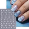 Adesivos para Nail Art Estrela Vermelha da Rede Ins Wind Quente Prata Estrela Bamang Estrela Preta e Branca Transfronteiriços Mais Vendidos Adesivos de Unha Adesivos