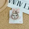 Tecido de Desenho Animado Pelúcia Cachorro Coelho Gato Animal Grampo de Cabelo Acessórios Boneca Doce Japonesa Presilhas para Franja Rebelde