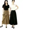 Pantalón falda cropped ancho y holgado, ligero y estiliza, no abulta, adecuado para personas menudas, pantalón falda casual para usar al aire libre, venta al por mayor