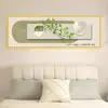 Nuevas Pegatinas Autoadhesivas Estilo Chinoiserie, Murales para Mesita de Noche de Dormitorio, Pinturas Decorativas para Habitación de Hotel, Pegatinas Impermeables Borrables