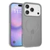 Personalização Transfronteiriça Adequada para iPhone 18 Pro Capa de Celular Magnética Fosca Semitransparente Capa de Celular Anti-Queda Dois em Um