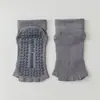 Meias de Yoga Finas de Verão com Cinco Dedos e Dedos Abertos para Pilates Profissional Antiderrapantes Meia-Calça para Mulheres Fitness Dança Esportes