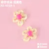 Accesorios para joyería DIY serie flor hueca funda de resina para teléfono, zapatos con agujeros, pegatinas para refrigerador, pinzas para el pelo, materiales para accesorios para el cabello