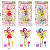 Muñeca Barbie Hada de las Flores para Niños Disfraz de Princesa Sirena Juguete para Niña Figura de Niña Ángel
