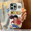 Luffy Es Adecuado para Apple 17Promax Dibujos Animados Lindo Iphone16Pro Lente Cubierta Completa 15 Dos en Uno