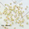 Flor de Estrella Mini Perlescente de Resina Flor de Cinco Pétalos con Aguja DIY Cuentas Colgante Pequeño Pulsera Material para Abalorios