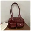Bolsa de Ombro Retrô da Moda para Mulheres, Novo Estilo Versátil, Sensação de Alto Padrão, Bolsa de Marca Francesa de Nicho, Bolsa Baguete