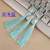 Nudo chino borla colgante oreja empaque adornos marcapáginas borla artesanía accesorios para el cabello caja de dulces