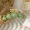 Cuentas de Perlas Acrílicas Grandes Pequeñas Pinza de Agarre Elegante Cabeza Baja Elegante Cabeza Cabello Pinza de Tiburón Horquilla Tocado
