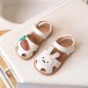 Sandalias para Niños 2026 Verano Punta Cerrada Zapatos Infantiles Zanahoria Conejo Zapatos de Pareja Zapatos para Niñas Frescos y Cómodos
