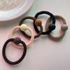 Diadema 2025 Nuevo Estilo Banda de Goma Lazo para el Cabello de Mujer Simple Elegante Alta Elasticidad Duradero Funda de Cuero Lazo para el Cabello Adorno para la Cabeza