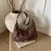 Elegante, exquisito, versátil, moderno, minimalista y de alta calidad, bolso de hombro y bolso de mano de gamuza para mujer, perfecto para otoño e invierno 2026