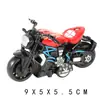 Juguetes de Modelo de Motocicleta de Aleación con Retroceso Transfronterizos Adornos de Escritorio Motocicleta Muñeca Clip Infantil Máquina de Juegos Regalos Venta al por Mayor