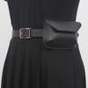 Bolso de mujer de Corea del Sur color sólido riñonera elegante pequeño tarjetero combinable