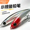 Konola Peces Plateados Pequeños Señuelo de Hundimiento Twitching Hundimiento Super Lanzamiento Largo Señuelo Artificial Cebo Artificial Micro Hundimiento Lento Cebo para Pesca en Agua Dulce y Marina Todo Propósito