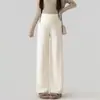 7389/7389B Maternidad Soporte Sin Costuras Otoño Invierno Pantalones de Pierna Ancha Terciopelo Arroz Pegajoso Holgados Adelgazantes No se Deslizan Pantalones de Pierna Recta