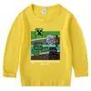 Camiseta de Algodón para Niños Versión Coreana Primavera y Otoño Cuello Redondo Manga Larga Camiseta Básica para Niños y Niñas Camiseta para Bebé