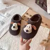 Pantuflas de Algodón Cerradas para Niños 2026 Invierno Nuevos Zapatos Peludos para Niñas Pantuflas de Dibujos Animados con Felpa Cálida Tipo Birkenstock