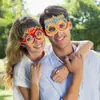 Gafas de Papel para Fiesta de Hanukkah Nueva Transfronteriza, Gafas Divertidas para Foto, Accesorios para Año Nuevo Judío
