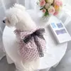 Ropa para Mascotas, Vestido de Encaje de Lunares para Perro, Vestido de Princesa Transpirable con Protección Solar, Ropa para Gatos, Lindo y Dulce