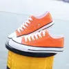Zapatos de lona de caña baja de primavera para niños y estudiantes, zapatos casuales versátiles de tela estilo coreano, ins vintage, zapatillas de skate de los años 70, zapatos de moda para mujer
