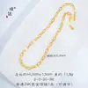 Loja Puzuo Gold Estilo Igual Ouro Areia Estilo Europeu e Americano Hip-Hop Tendência Elementos Geométricos Moda Simples Colar Pulseira para Mulheres