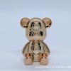 Taza de Oso Amoroso Celebridad de Internet Cubierta Decorativa Botón Taza de Cerámica Oso Apretado Alto Valor de Color Oso Palillo de Dientes Abalorio Superior Accesorios