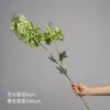 Flores artificiais em tons de verde, de haste única, para decoração de local de casamento, decoração de salão de casamento de luxo, arranjos florais de plástico