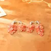 Pendientes de Flor de Concha Coloridos Super de Hada, Pendientes de Estilo Girly Frescos y Dulces, Accesorios de Moda, de Alta Gama, Elegantes y con Estilo