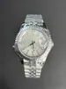 Relógio Famoso Rolex Log Automático Mecânico Vidro de Safira Caixa de Aço Pulseira de Aço Comércio Exterior Uso Próprio Transmissão ao Vivo Fabricante Atacado