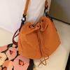 Mochila Casual Multifuncional de Tecido Oxford Nova de Verão 2024 Bolsa Estilo Balde Moda Mochila Portátil de Ombro Transversal