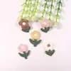 Acessórios de Decoração para Bolsas Femininas Flores Bordado em Computador Adesivos de Tecido Série Flor de Folha Mini Adesivos de Flor Pequena
