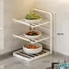 Prato de Preparo Multicamadas para Cozinha Doméstica Multifuncional Panela Quente Prato de Legumes Artefato de Apresentação de Pratos Prato de Acompanhamento Rack de Armazenamento