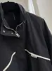 Elegante chaqueta para mujer que te hace lucir más delgada y alta, adecuada para figuras petite, cortavientos casual con cuello alto para otoño 2026, versátil y adelgazante