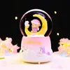 Nova Princesa dirigindo para o castelo de princesa dos sonhos caixa de música de desenho animado bola de cristal bola de água criativa enfeites de decoração de mesa