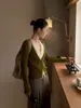 [14/9 Novedades de Otoño] Suéter de punto de dos piezas estilo coreano suave para otoño para mujer F1189